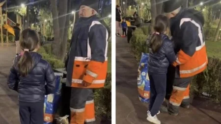 (ვიდეო) სკვერში თამაშობდა, როცა დასუფთავების თანამშრომელი დაინახა და…” – ინტერნეტში გავრცელებულ საოცარ კადრებს დადებითი გამოხმაურება მოჰყვა