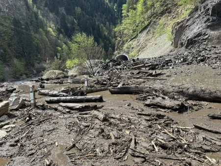 🎥 გზის რა მონაკვეთზეა დროებით შეზღუდული მოძრაობა მეწყრის გამო – რა ინფორმაცია ვრცელდება (ვიდეო)